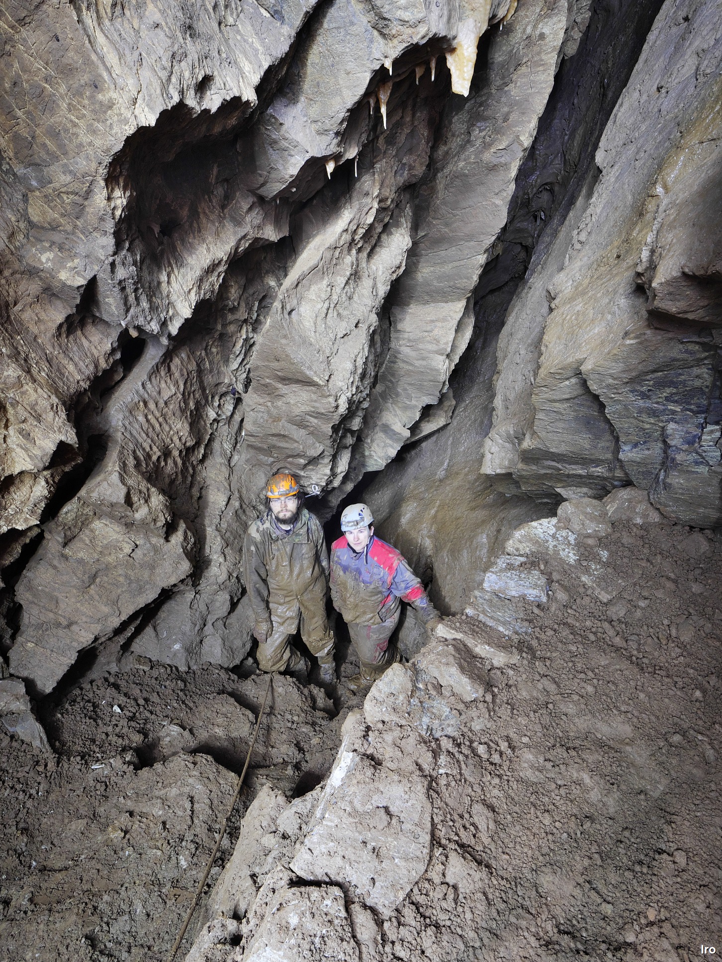 Dolní část hlavní prostory Nových jeskyní